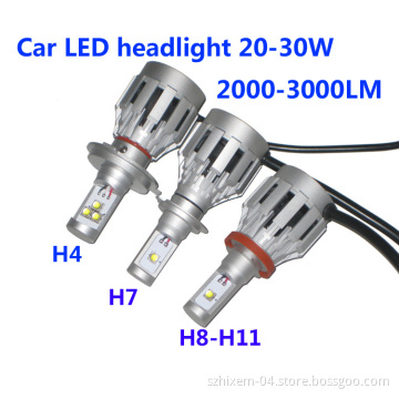 All in One, Car LED Headlight, Auto LED Headlight, Built-in Driver, 20-30W, 2000-3000lm